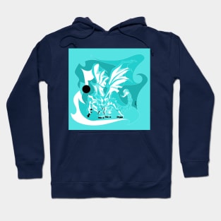 light manticore Scorpio ecopop lion winged beast art Hoodie